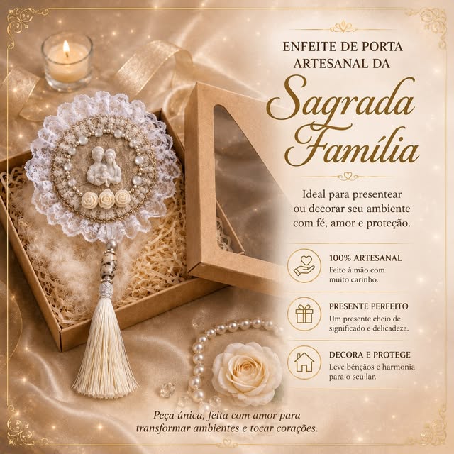 Sagrada Família — presente em caixa