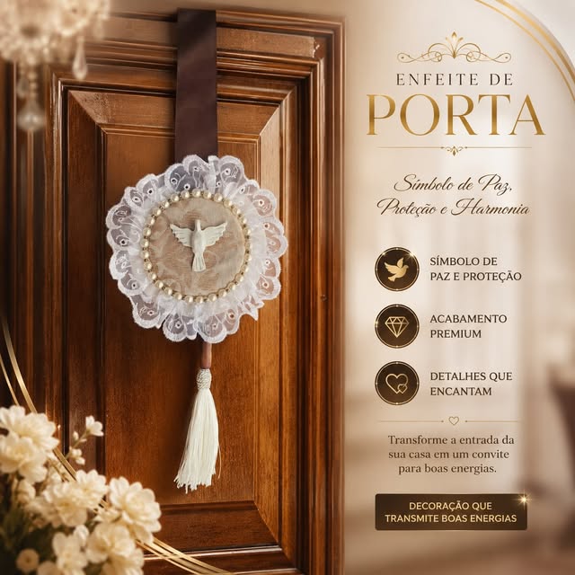 Divino Espírito Santo — renda e franja